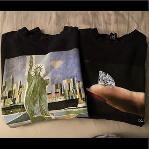 Diamond fleece sweatshirts